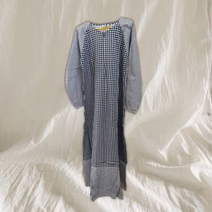 gamis kotak-kotak