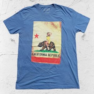 Vintage T-shirt Pria blue