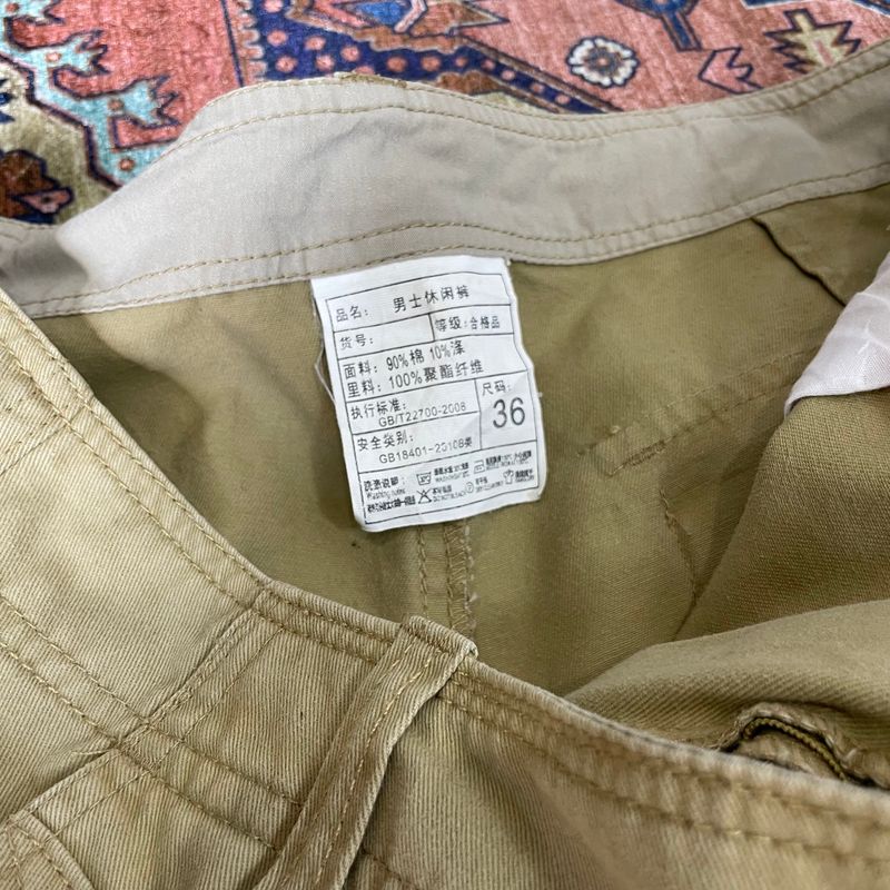 Vintage multi pocket cargo pants loose fit, foto 5