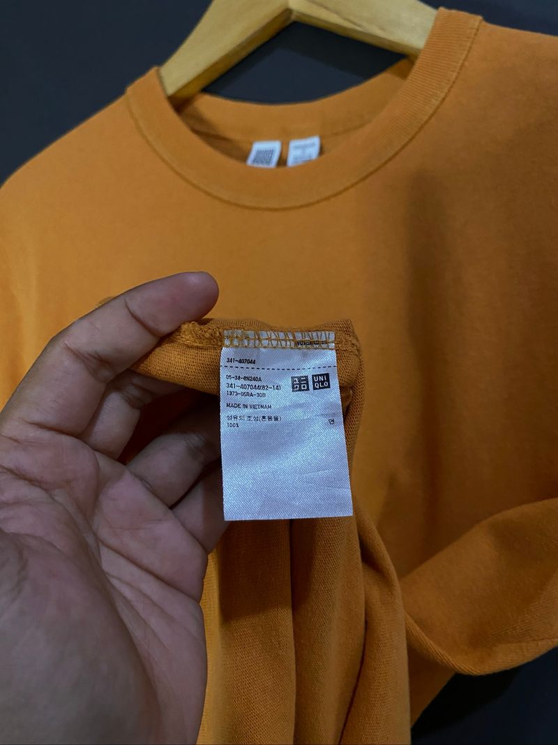 Uniqlo U Mustard Tee, foto 4