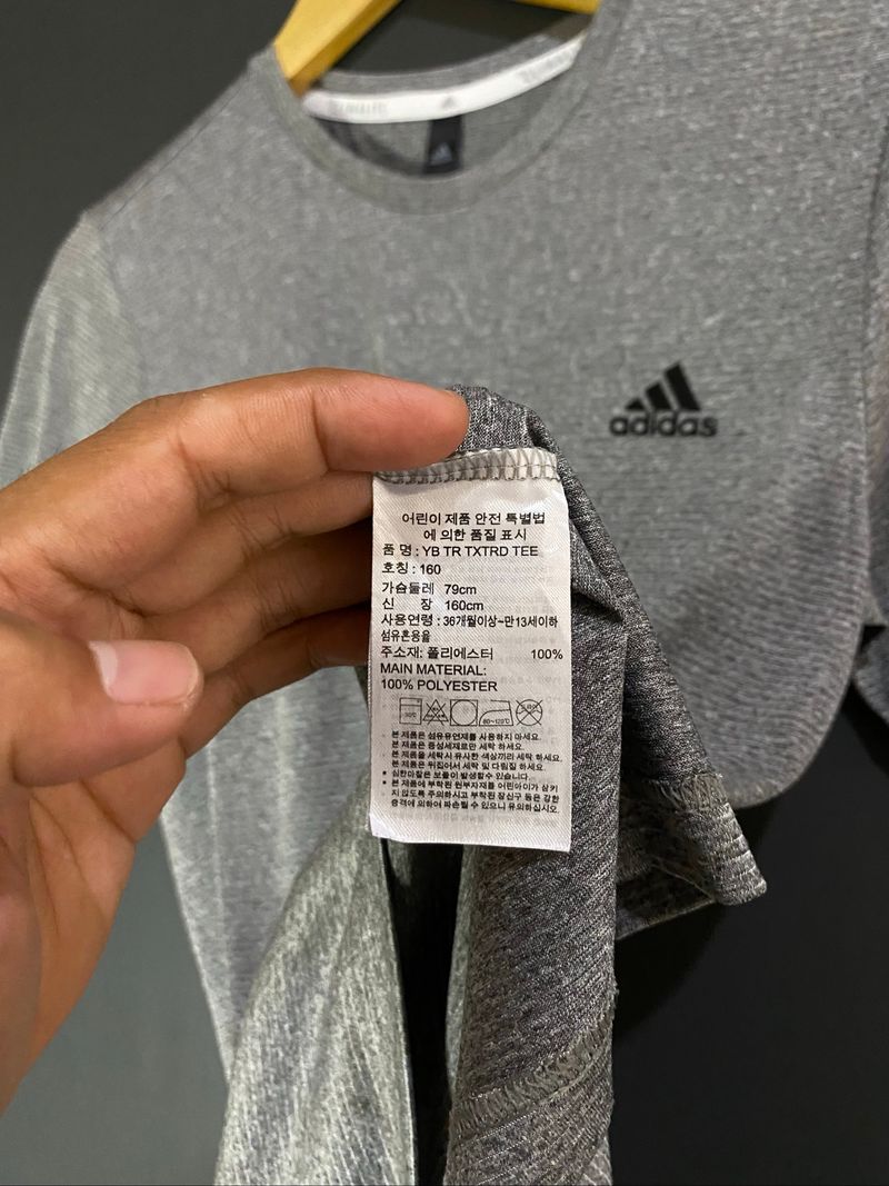 Adidas Grey Textured Jersey, foto 7