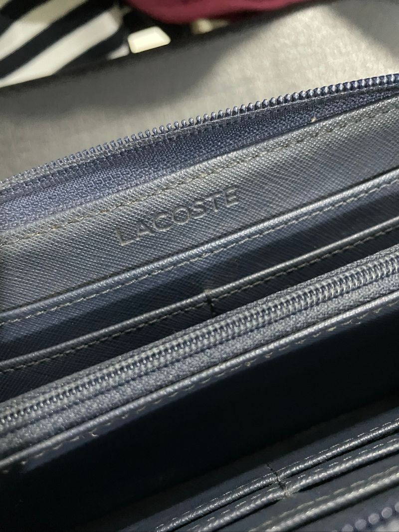 Lacoste Zipper Croc Print Wallet, foto 3