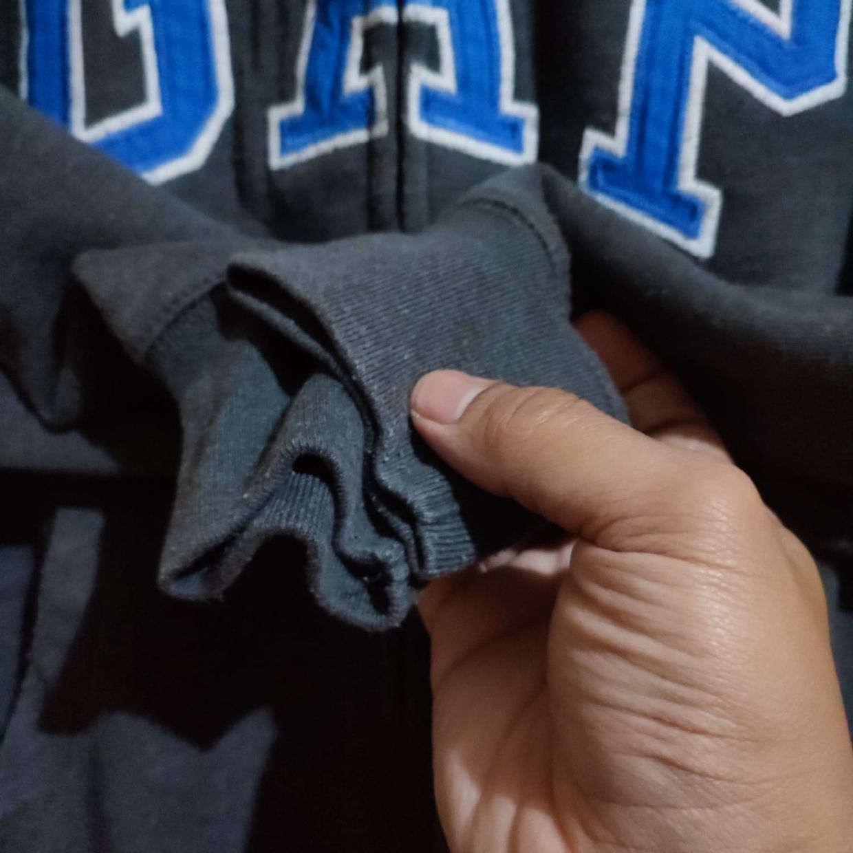 GAP Streetwear Hoody Pria gray, foto 5