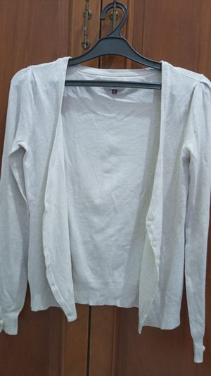 bershka cardigan broken white