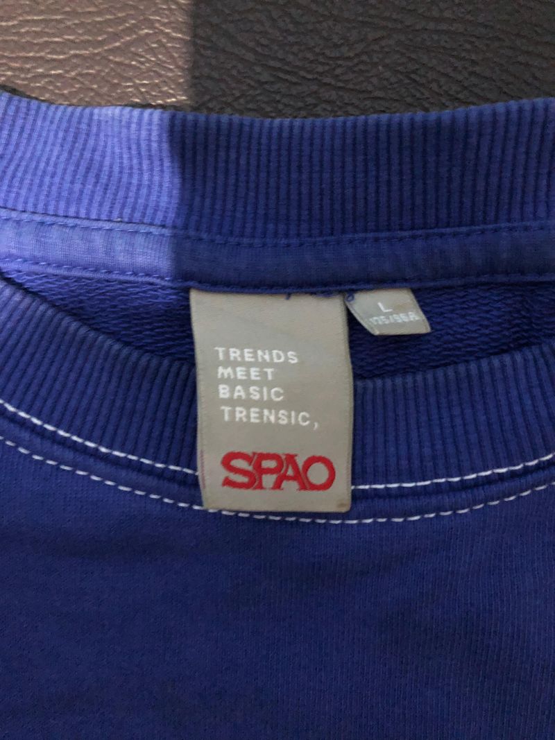 Spao Casual Sweater Pria blue, foto 3