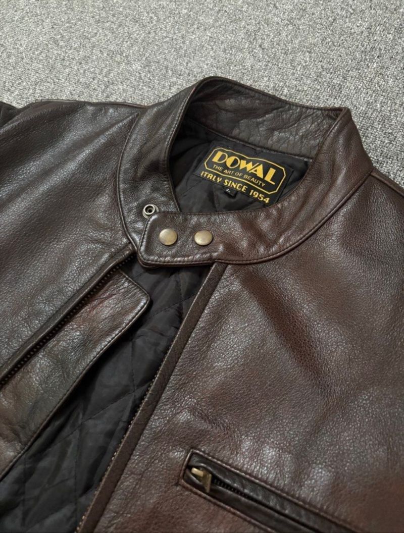 Jaket kulit / leather jacket, foto 3