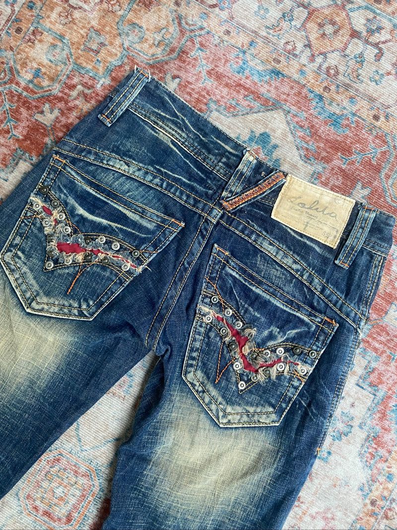 Lolita jeans washed flared, foto 3