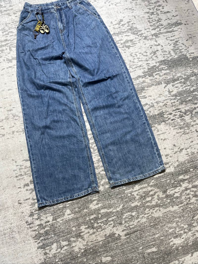 Denim wide baggy pants, foto 5