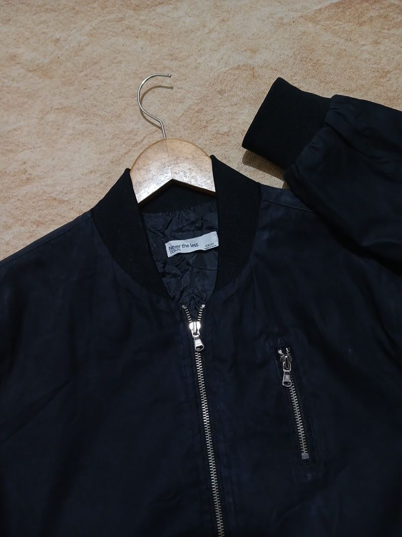 Never the less bomber kanvas second branded, foto 3
