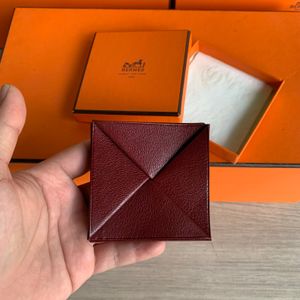 Hermes zulu coin purse chevre rouge stamp Q