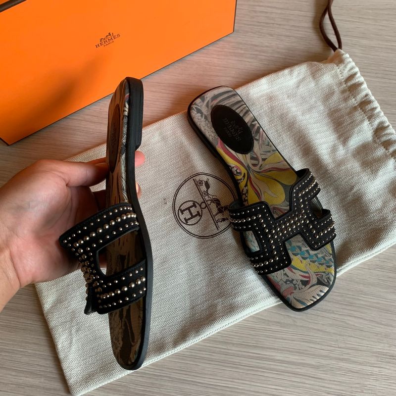 Hermes stud Oran sandal size 37 1/2, foto 8