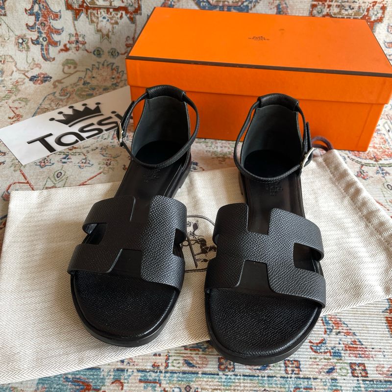 Hermes santorini sandal Epsom size 37, foto 6