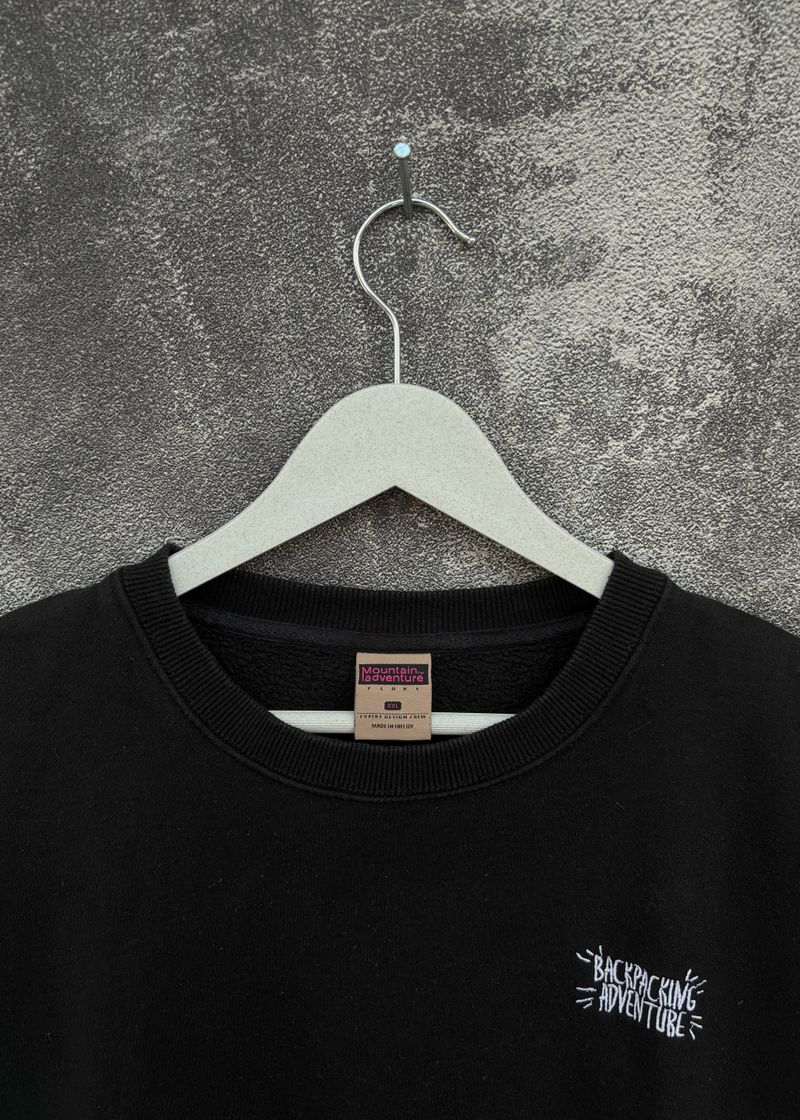 Crewneck Fluke Mountain Adventure Big Logo Back Style, foto 4