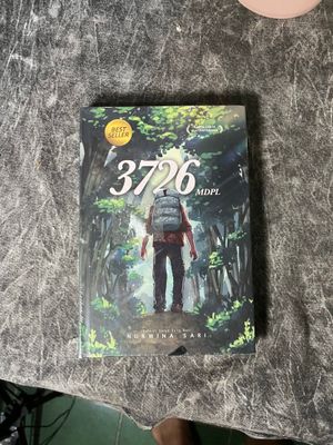 Buku novel 3726 mdpl hard cover baru