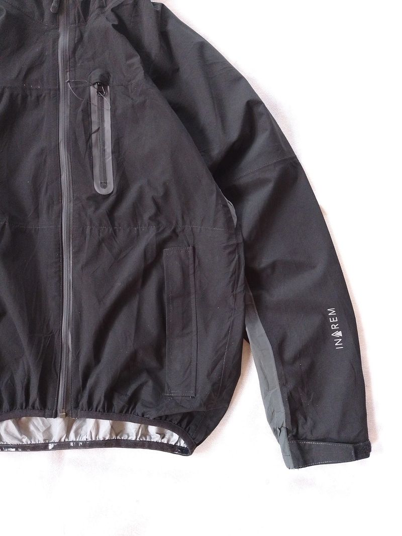 Jaket Outdoor Aegis Inarem Blocktech Waterproof Hitam Second, foto 4