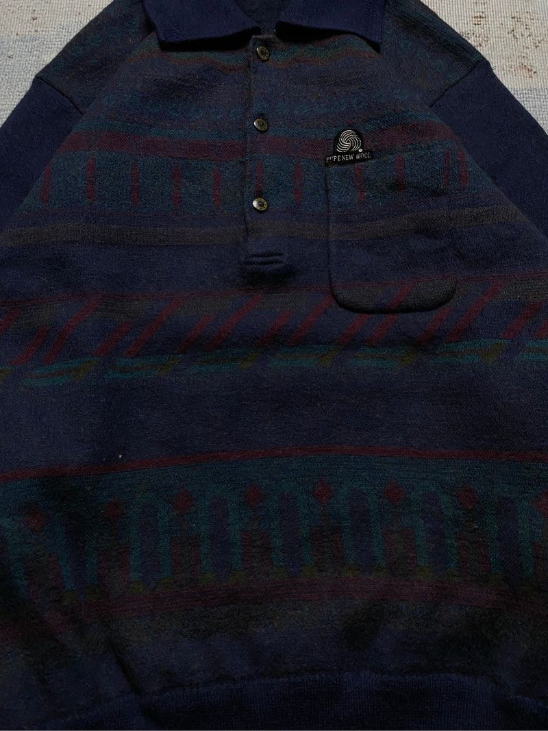 XERNO PATTERN KNIT HALFBUTTON, foto 5