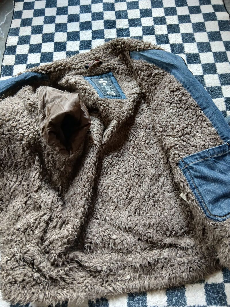 Jimy Hendrix Fur Denim jacket, foto 8