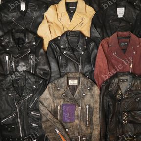 basic.lit leather jacket